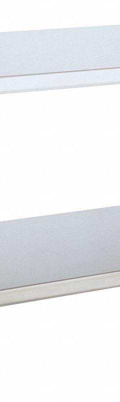 Work Table: 36 in Overall Wd, 34 in Overall Ht, 5 ft Overall Lg, Stainless Steel, Silver (MPN GRWT366FS). Key specifications — Brand: INSTOCK; Countertop Material: Stainless Steel.