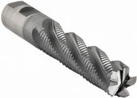 CLEVELAND Roughing End Mill: Cobalt, TiCN Coated, 5 Flute, Coarse Pitch, 1" Mill Dia, 4" LOC (MPN C31308)
