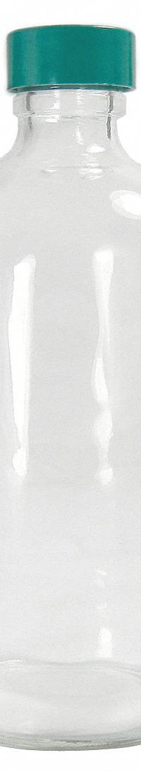 QORPAK Sampling Bottle: 120 mL, Colorless, 22-400, Urea, Visible Particulate, 24, Polyethylene/PTFE (MPN GLC-01126). Key specifications — Body Color: Colorless; Pre-Cleaned: Visible Particulate; Body Material: Soda Lime Glass; Brand: QORPAK; Screw Closure Size: 22-400; Graduated: No; USP Specification: Type III; Closure Attached: Attached.