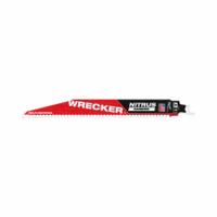 MILWAUKEE Reciprocating Saw Blade: 6 Teeth per Inch, 9 in Blade Lg, 0.05 in Blade Thick, Carbide (MPN 48-00-5572). Key specifications — attr1109198: 6; attr1109200: Rigid for Straight Cuts; attr1109201: Straight; attr1109209: MILWAUKEE.