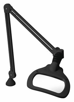 VISION-LUXO Rectangular Magnifier Light: LED, 1.88x, 3.5 Diopter, 600 lm Max Brightness, 120V AC (MPN WAL025972/18900BK). Key specifications — Arm Material: Steel; Brand: VISION-LUXO; Magnification: 1.88x; ESD Safe: Yes; Lens Material: Glass; Lighting Technology: LED; Operating Voltage: 120V AC; Includes Ultraviolet Light: No.