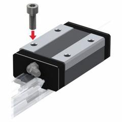 THK Linear Guide Carriage: For 28 mm Rail Wd, Ball, SR Radial Rail Guide, 32.5 mm Carriage Ht (MPN SR30W1SS). Key specifications — Carriage Material: Carbon Steel; Roller Material: Carbon Steel; Size: 30; Brand: THK; Features: No Preload; Type: SR Radial Rail Guide.