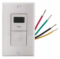 TORK Wall Switch Timer: 24 hr Max, 5 min Min, SPST, 24V AC, Wall Plate Included, White (MPN SS410). Key specifications — Brand: TORK; Includes Hold: No Hold Included.