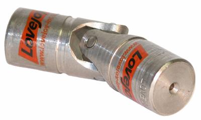LOVEJOY Universal Joint: Carbon Steel, D-8, Solid, 3 3/4 in Overall Lg, 1 1/4 in Outside Dia - General Purpose Universal Joints for Machining