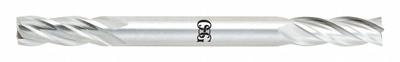 OSG Square End Mill: Cobalt, Double End, 4 Flute, 1/16" Mill Dia, 0.177" LOC - Double-End Cobalt Square End Mills