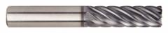 WIDIA HANITA Square End Mill: Carbide, AlTiN Coated, 7 Flute, 3/4" Mill Dia, 2-1/4" LOC, 5" OAL (MPN 7V1E19007ST)