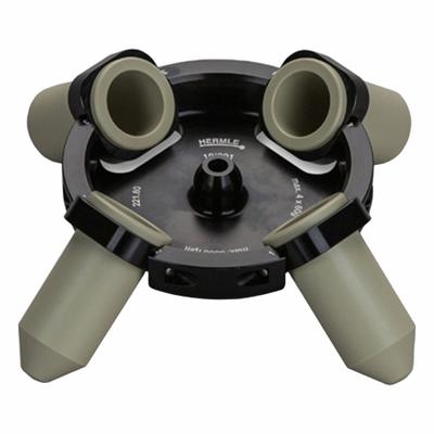 HERMLE Laboratory Rotor: Centrifuges, Rotor, 5 1/8 in Overall Dia, Swing-Out, (4) 50 mL - Centrifuge Rotors