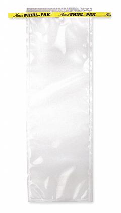 WHIRL-PAK Sampling Bag: Std, Sterile, 36 fl oz Capacity - oz, 1.07 L Capacity - mL, 15 in Overall Lg (MPN B00994). Key specifications — Brand: WHIRL-PAK; Color: Clear; Product Type: Sampling Bag; Standards: HACCP; Style: Standard.