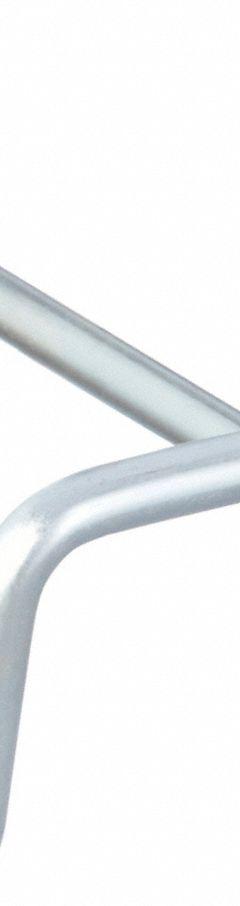 TRITON PRODUCTS Double Closed Pegboard Hook: 1/4 in_1/8 in Peg Hole, Screw-In, Surface, Silver, 5 PK (MPN 76528). Key specifications — Finish: Zinc-Plated; Color: Silver; For Tool Type: Hammers; Includes: Screws; Locking System: Screw-In; Mounting Type: Surface; Material: Steel; Accessory Type: Double Closed Hook.