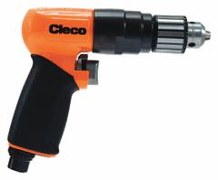 CLECO Air-Powered Drill: 3/8 in Chuck, Heavy Duty, 1,800 RPM, 1 hp, Keyed, Reversible (MPN MP1463-51). Key specifications — attr1320790: CLECO.