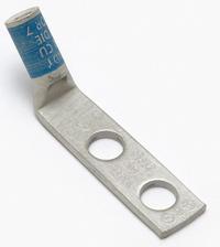Compression Lug: For 6 AWG, Solid/Stranded Wire, 1/4 in Stud Size, Std, Copper Barrel (MPN YA6CL2TC1445). Key specifications — Inspection Hole: Yes; For Wire Type: Stranded; For Wire Sizes: 6 AWG; Brand: BURNDY; Manufacturer Part Number: YA6CL2TC1445.