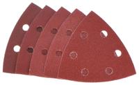 MAKITA Sanding Sheet Set: 3 3/4 in Wd, 80_100_120_150_180 Grit, 10 Sheets, Sanding Sheet Set (MPN A-95853). Key specifications — attr1097525: Aluminum Oxide; attr1097555: MAKITA.