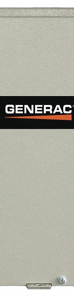 GENERAC Automatic Transfer Switch: Single Phase, 100 A Current Rating, 120/240V AC, Steel, 3R, RXS (MPN RXSC100A3). Key specifications — Enclosure Material: Steel; Lockable: No; Rated Voltage: 120/240V AC; Brand: GENERAC; Compatible with Series: RXS; Service Rated Transfer Switch: No.