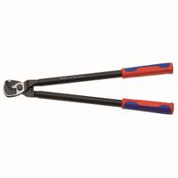 KNIPEX Cable Shears: Multi-Component Handle, Shear, For 1 1/16 in Max Dia Aluminum Electric Cable (MPN 95 12 500). Key specifications — attr324789: KNIPEX; attr308384: Shear; attr308389: Multi-Component; attr308391: 6 AWG.