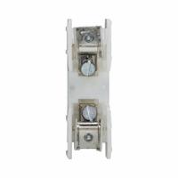 BUSSMANN DIN MT FU BLOCK WH: Open Block Design, 1 Pole, 300 V AC_600 V AC, Screw, Non-Indicating (MPN NDNF1-WH). Key specifications — Brand: BUSSMANN.