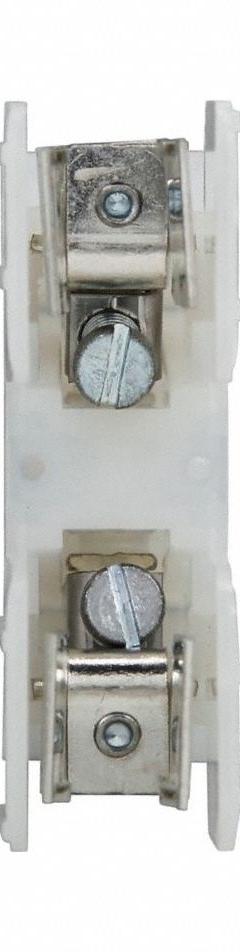BUSSMANN DIN MT FU BLOCK WH: Open Block Design, 1 Pole, 300 V AC_600 V AC, Screw, Non-Indicating (MPN NDNF1-WH). Key specifications — Brand: BUSSMANN.