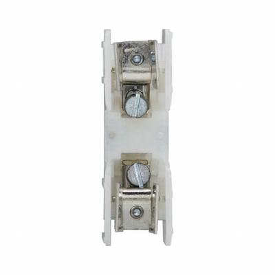 BUSSMANN DIN MT FU BLOCK WH: Open Block Design, 1 Pole, 300 V AC_600 V AC - Fuse Blocks for UL Class CC Fuses