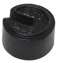 RICE LAKE WEIGHING SYSTEMS Calibration Weight: 2 lb Nominal Mass, Slotted Calibration Wt, 7, 2lb (MPN 10158). Key specifications — Brand: RICE LAKE WEIGHING SYSTEMS; Calibration Weight Material: Cast Iron.