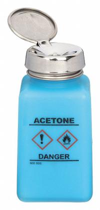 MENDA Dropper Bottle: HDPE, 177.4 mL, 6 fl oz, Acetone, Closure Included, Dropper, Non-Sterile, Blue (MPN 35730). Key specifications — attr1369985: Blue; attr1369995: Silver; attr1370000: Yes; attr1370012: MENDA; attr1369996: Yes; attr1369956: Acetone.