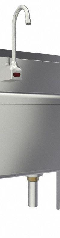 SANI-LAV Scrub Sink: 1 Stations, 10 1/2 in Bowl Dp, 28 in Bowl Lg, 16 1/2 in Bowl Wd, 1 Faucet Holes (MPN 532B). Key specifications — Includes Side Splash: Side Splash Not Included; Series: Scrub Sinks; Brand: SANI-LAV; Power Source: Battery Powered.