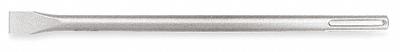 DEWALT Chisel Bit: 1 in Head Wd, 12 in Overall Lg, 45/64 in Shank Dia - Chisel Bits for SDS-Max Hammer Drills