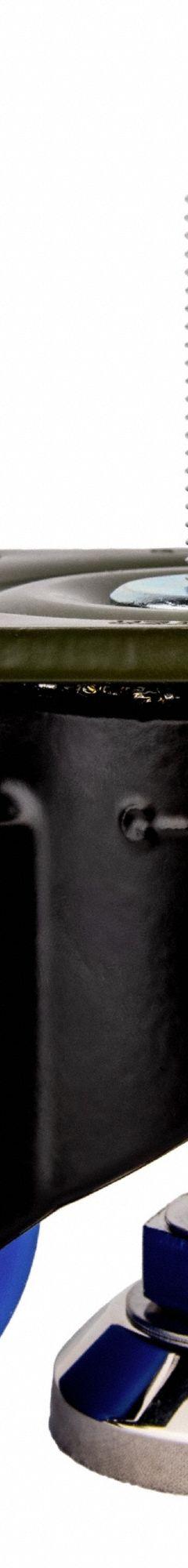 FOOT MASTER Plate Caster: Nylon Tread, 63 mm Wheel Dia, 98 mm Mounting Ht, 1,102 lb Load Capacity (MPN GDH-65A-SFBLKMC). Key specifications — Brand: FOOT MASTER; Frame Color: Black.