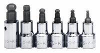 SK PROFESSIONAL TOOLS Socket Bit Set: 1 - 25 Pieces, 3/8 in Drive Size, 6 Pieces, 8 in Overall Lg (MPN 19766). Key specifications — attr1216280: Replaceable Insert; attr1216283: SK PROFESSIONAL TOOLS; attr1225718: 5/32 in to 3/8 in; attr1227491: 3/8 in.