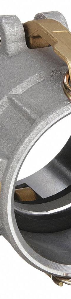 Cam and Groove Coupling: 3 in Coupling Size, 3 in -8 Thread Size, 4 5/8 in Overall Lg, Nitrile (MPN 300-DD-AL). Key specifications — Thread Size: 3 in -8; Fitting Type: Female Coupler x Female Coupler; Gasket Material: Nitrile; Brand: DIXON VALVE & COUPLING.