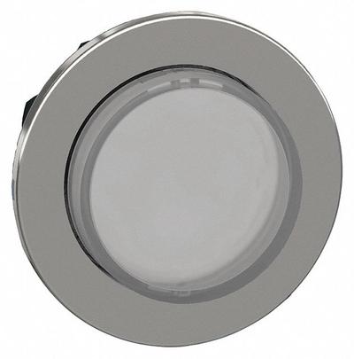 SCHNEIDER Extended Push Button: 30 mm Mounting Size, Metallic - Illuminated Extended-Length Push-Button Operators
