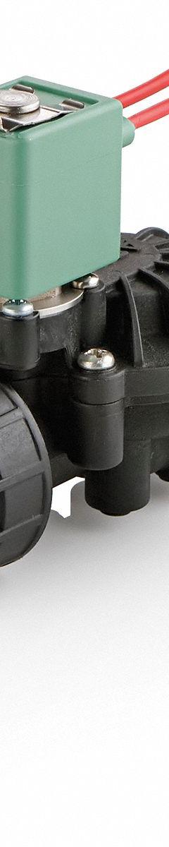 ASCO Solenoid Valve: 2-Way, Configurable, 1/2 in Pipe Size, 24V DC, Watertight, Plastic Body (MPN K212A026L1100F1). Key specifications — Pipe Size: 1/2 in; Voltage: 24V DC; Brand: ASCO; Coil Enclosure: Watertight.