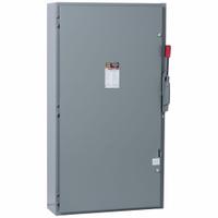 SQUARE D Safety Switch: Fusible, 400 A, Single Phase, 240V AC, Galvanized Steel, Indoor (MPN H225). Key specifications — Brand: SQUARE D.