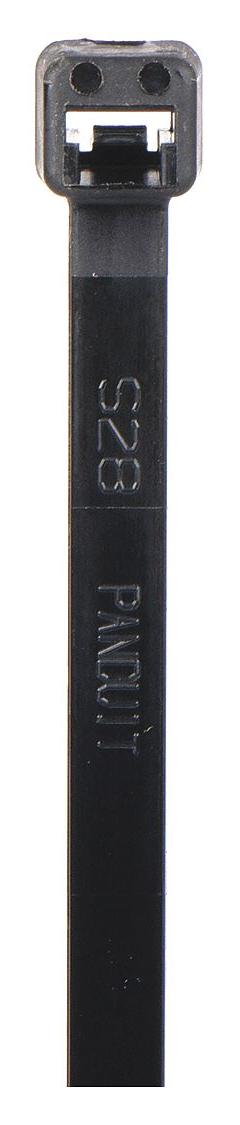 PANDUIT Cable Tie: 11 1/2 in Nominal Lg, 3 in Nominal Max. Bundle Dia., 0.19 in Wd, Black, 100 PK (MPN PLT3S-C0). Key specifications — Outdoor Use: No; Color: Black; Brand: PANDUIT.