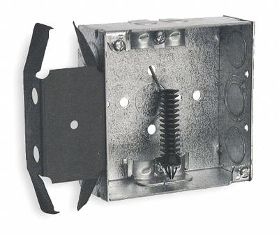 RACO Electrical Box: Steel, Steel - 4" x 4" Square Box Material & Nominal Size - Standard Electrical Boxes
