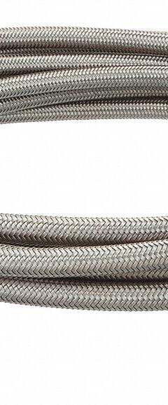 AEROQUIP SS Braided PTFE Hose x 50 ft: 3/16 in Hose Inside Dia., 50 ft Hose Lg (MPN 2807-4-50). Key specifications — Standards: SAE 100R14A; Brand: AEROQUIP.