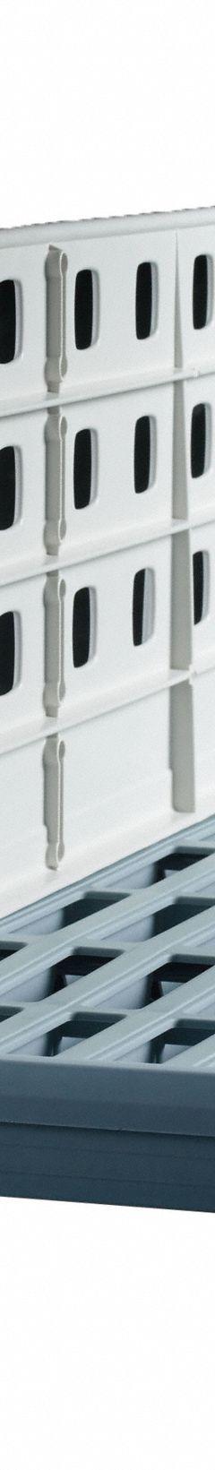 METRO Standard Duty Shelf Dividers: 9 1/2 in x 1 1/2 in, Front-To-Back, 1 Dividers/Ledges, Polymer (MPN MQD18-8). Key specifications — Brand: METRO; Material: Polymer; Total Number of Dividers/Ledges: 1; Color: Taupe.