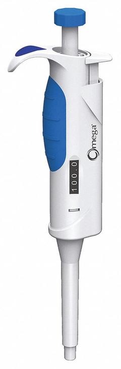 COLE PARMER Single-Channel Pipettor: 1 Channels, 1,000 ul Capacity - Max, 5 ul Volume Increments (MPN 24501-08). Key specifications — Color: White; Brand: COLE PARMER; Pipetter Type: Manual Adjustable Volume; Autoclavable: Autoclavable; Product Type: Single-Channel Pipettor.