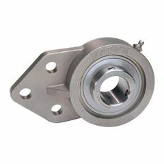 IPTCI BEARINGS Flange Mount Bearings: Radial Ball, 1 in Bore, SS, Set Screws, 2 3/4 in Lg (MPN SUCSFB205-16). Key specifications — Brand: IPTCI BEARINGS; Lubricant Material: Mobil FM222; Mounting Bolt Size: 5/8 in; System of Measurement: Inch.