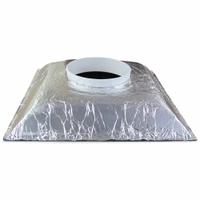 Diffuser: Ceiling, 23 3/4 in H, 23 3/4 in W, Lay-In, 6 in Duct, Plastic, Square Plaque, White (MPN STR-PQ-6W-R6). Key specifications — Insulated: Yes; Adjustable Blades: No; Color: White; Brand: AMERICAN LOUVER; Mounting Location: Ceiling.