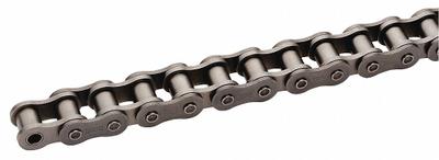 TSUBAKI Roller Chain: Stainless Steel, Single Strand, 06B, 3/8 in Pitch - Stainless Steel British Standard Roller Chains