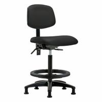 Ergonomic Chair: Vinyl, Armless, Ht Range 25 in to 34 1/2 in, 18 1/2 in Seat Wd, 17 in Seat Dp (MPN BR-VHBCH-RG-T1-A0-BF-RG-8540). Key specifications — Foot Support: Yes; Back Tilt Backward: 13.5°; Back Tilt Forward: 10.5°; Base Material: Nylon; Brand: APPROVED VENDOR; Product Type: Ergonomic Chair; ESD-Safe: Not ESD Safe; Seat Tilt Backward: 3°.
