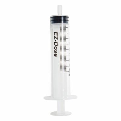 EZ DOSE Chromatography Syringe: 10 mL Capacity - mL, Luer Slip, Polypropylene, Polypropylene - Luer Slip Syringes
