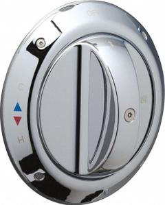 CHICAGO FAUCETS Shower Trim Kit: Metal, Ligature-Resistant, 8 in Overall Dp, 8 in Overall Ht (MPN SH-TK8-00-000). Key specifications — Material: Metal.