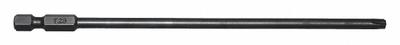 ZEPHYR Power Bit: Power Bit, T25 Bit Size, Imperial, Torx Head, T25 Bit Industry Size - Power Torx Bits