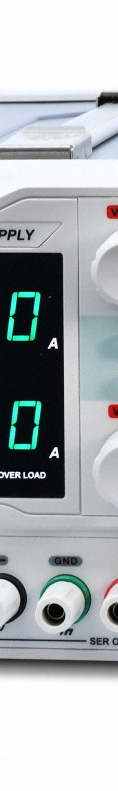 TRIPLETT Adjustable Dual Channel: 5 A Current Output 1 - Max, 5 A Current Output 2 - Max, 3 mV, 3 mA (MPN PS325). Key specifications — Brand: TRIPLETT; Calibration Certificate Type: Not Certified.