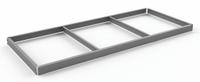 TENNSCO Shelf: 72 in x 30 in, 1,750 lb Load Capacity, Gray, Shelf (MPN ZLES-7230). Key specifications — Includes: (4) Beams; Shelf Configuration: Single Straight; Color: Gray; Frame Material: Steel; Brand: TENNSCO; Frame Finish: Zinc Plated; Product Type: Shelf.