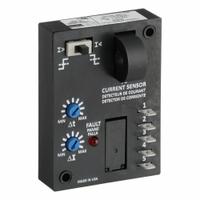 DAYTON Adjustable Current Sensing Relay: Surface Mounted, 10 A Current Rating, 24V AC, Tab (MPN 15V826). Key specifications — Electrical Connection: Quick Connect Tabs; Monitored Parameters: Undercurrent; Mounting Style: Surface; Status Indicator: LED Indicator; Trip Point: 5 to 50 A; Trip Point Type: Adjustable; Brand: DAYTON.