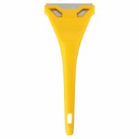 STANLEY Scraper: Bld. Mat. Carbon Steel, Hdl. Mat. Plastic, Stiff, Straight Bld. Shape (MPN 28-593). Key specifications — attr1004902: STANLEY; attr1016211: 28-593; attr1014703: Plastic; attr1017570: Standard End; attr1029655: Straight; attr1034073: Straight.