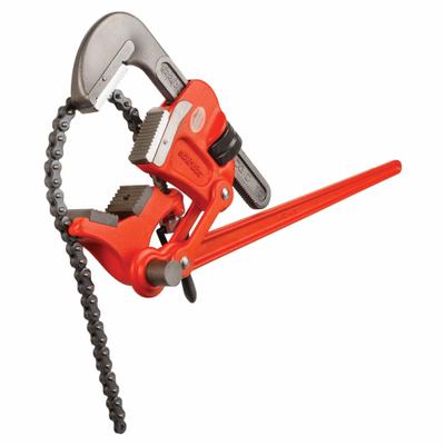 RIDGID Compound Leverage Wrench: Steel, 8 in Jaw Capacity, Serrated, 33 1/2 in Overall Lg - Compound Leverage Pipe Wrenches
