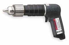 INGERSOLL RAND Air-Powered Drill: 1/2 in Chuck, Heavy Duty, 600 RPM, 0.75 hp, Keyed (MPN 7AQST8). Key specifications — attr1320790: INGERSOLL RAND.