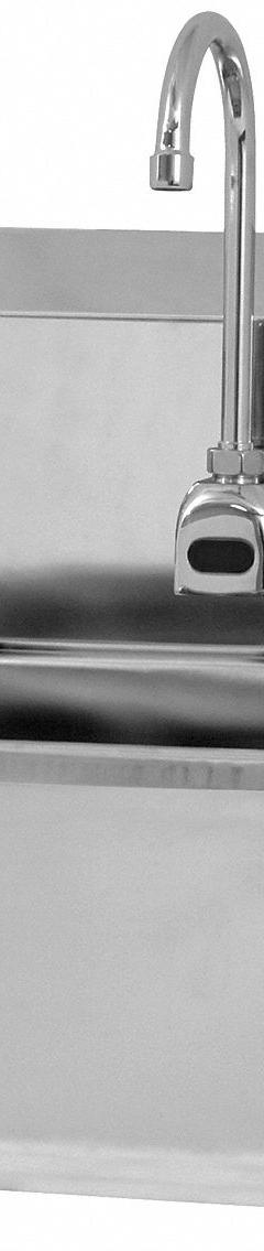 SANI-LAV Hand Sink: 1 Stations, 10 in Bowl Dp, 19 in Bowl Lg, 16 in Bowl Wd, Faucet Included, 18 ga (MPN ES2-525L). Key specifications — Includes Side Splash: Side Splash Not Included; Series: Stainless Steel Hand Wash Sink; Brand: SANI-LAV; Power Source: AC Powered.